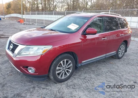 2015 Nissan Pathfinder Sl из США, поврежденный, VIN 5N1AR2MNXFC687308